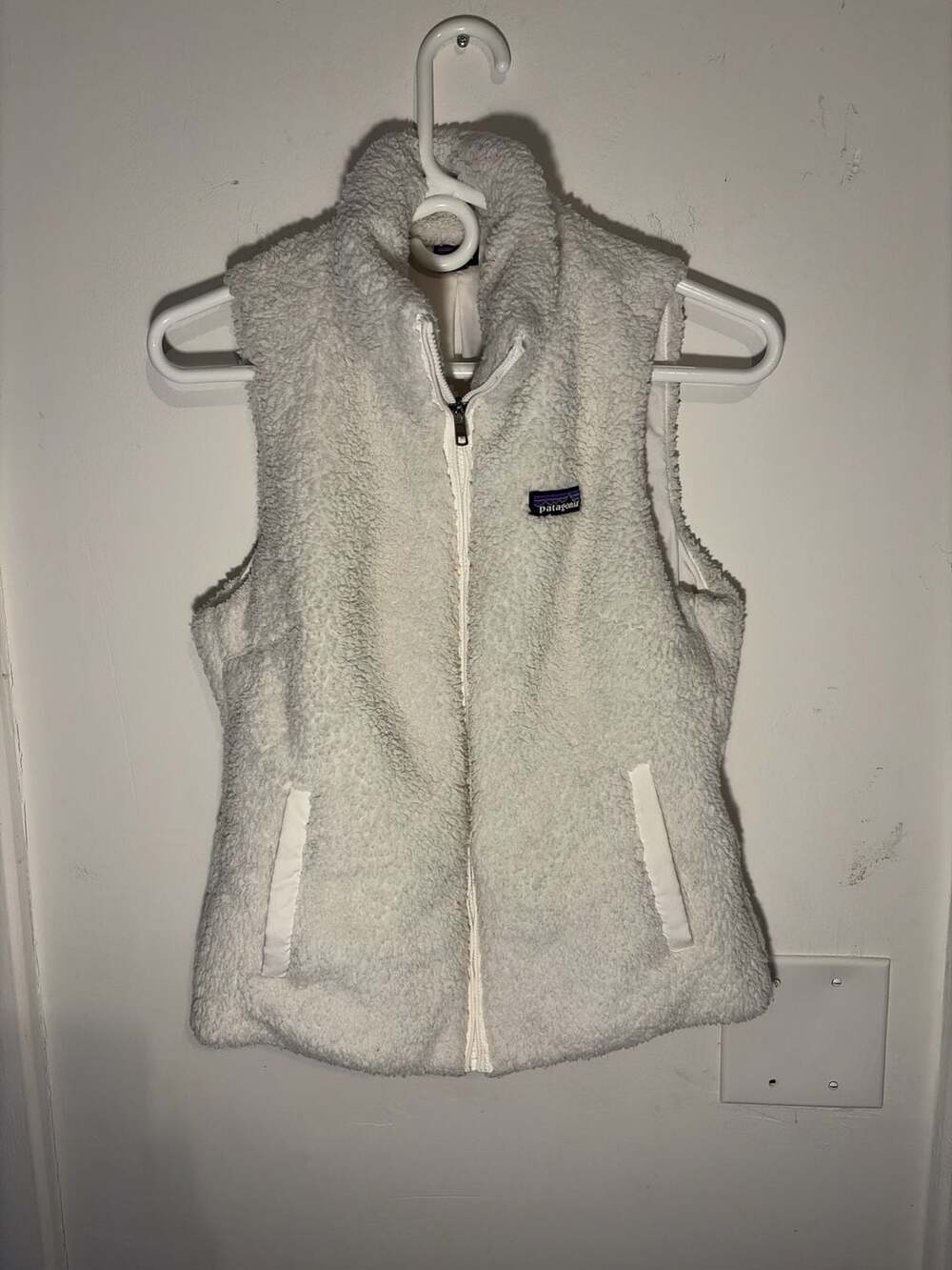 Patagonia Los Gatos Fleece Vest in Birch White